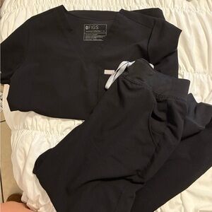 Figs Black Women's Pants & Jumpsuit Set